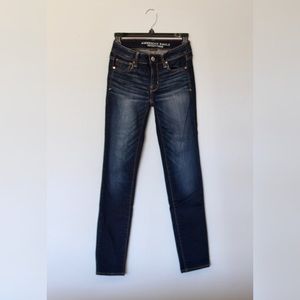💕american eagle jeans denim X superstretch skinny